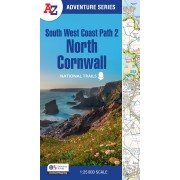 South West Coast Path 2 National Trails atlas: North Cornwall